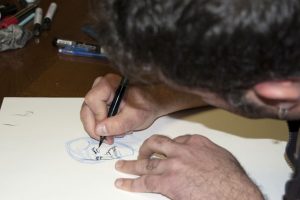Charla-taller del dibujante BELATZ, para el alumnado de Autoedición y Grabado