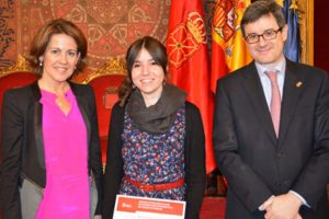 La alumna de grabado, Marta López Antón, premio extraordinario de Formación Profesional de Navarra 2015