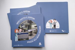 Unidad didáctica el quirófano, publicación de gráfica impresa en colaboración con el Aula Hospitalaria