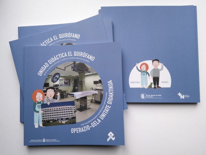 Unidad didáctica el quirófano, publicación de gráfica impresa en colaboración con el Aula Hospitalaria