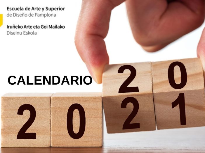 Escuela Arte Pamplona - Calendario 2020-2021