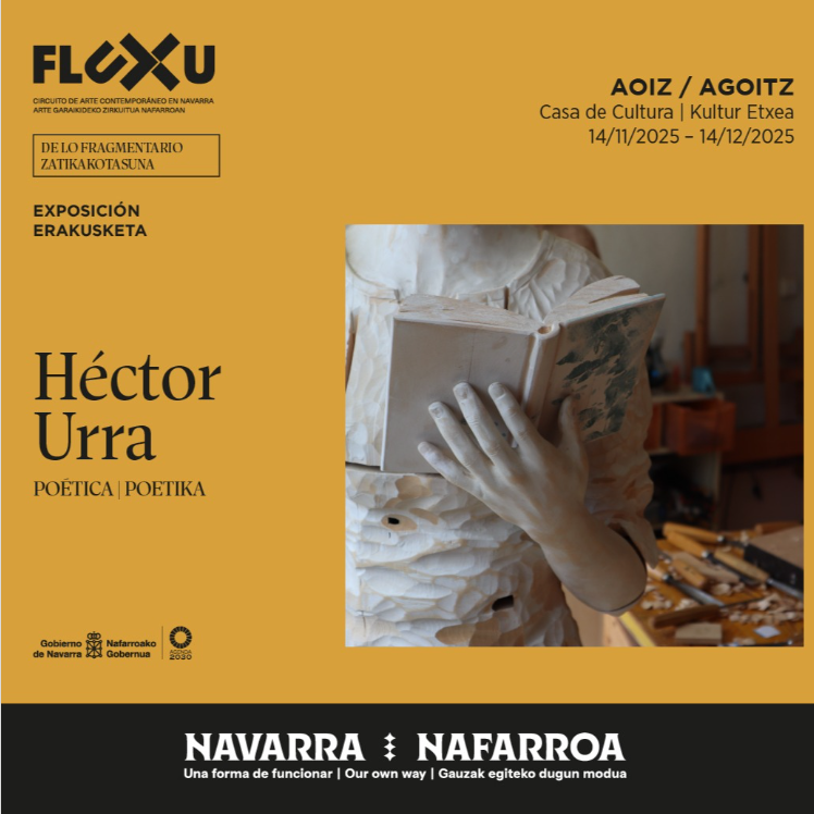 cartel de la expo Poética de Héctor Urra