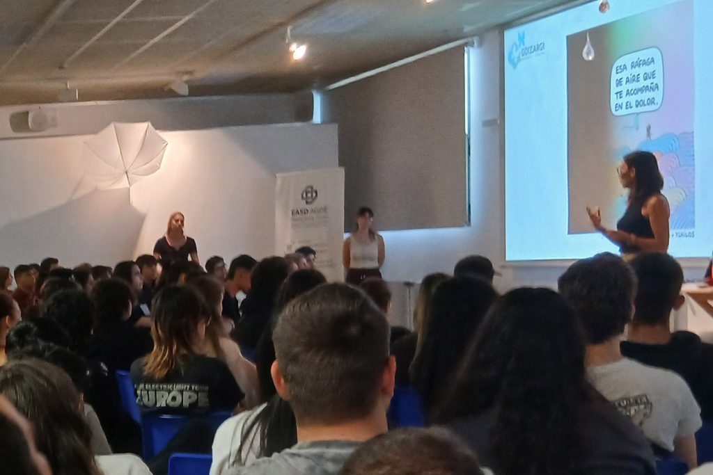 encuentro goizargi en la escuela de arte